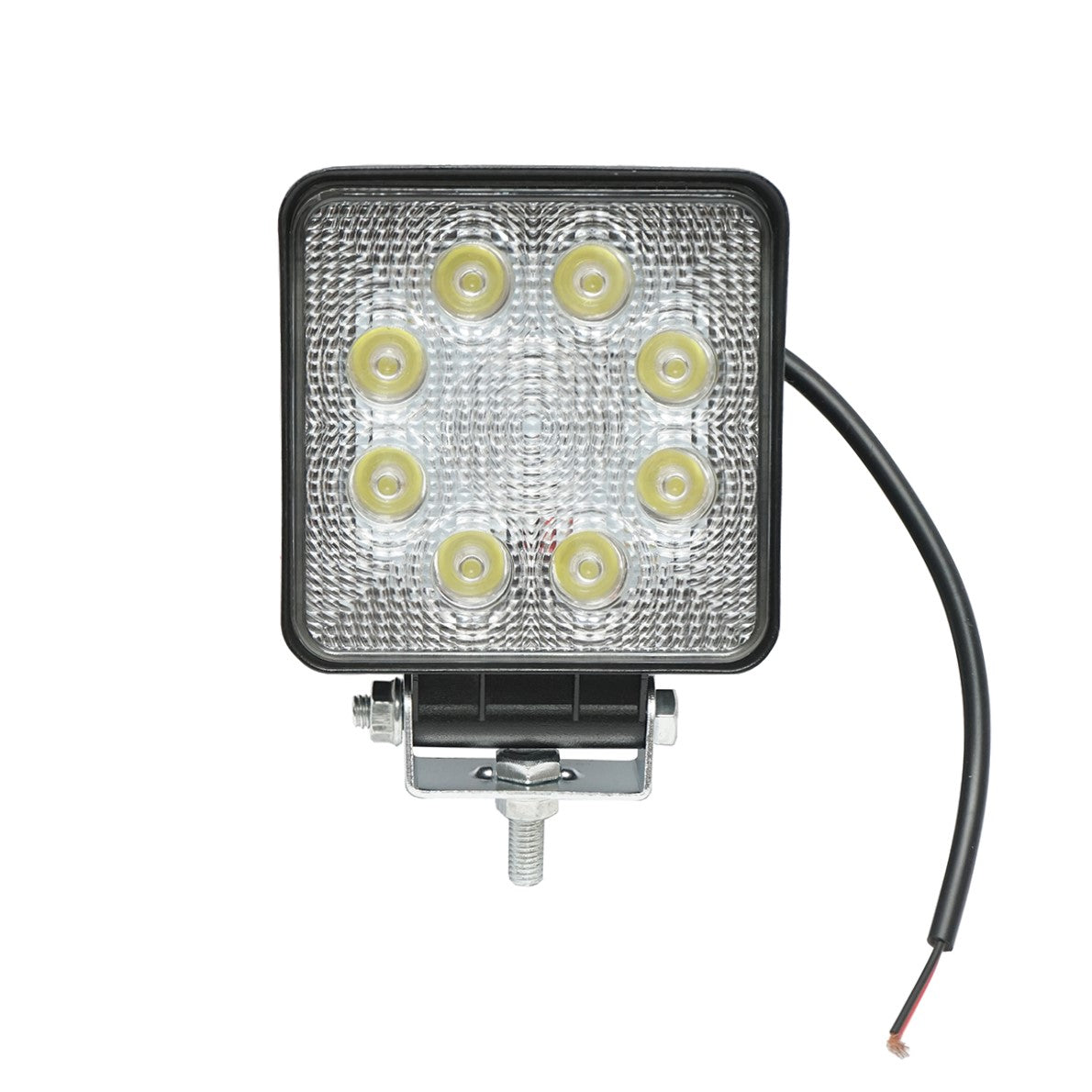 Lamp 8 LEDs 10-60V 24W beam angle 30 degrees spot type 107x107x51mm 6000K IP67 Breckner Germany